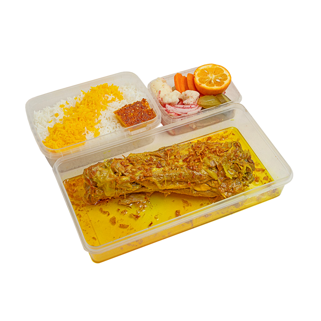 چلو گردن - Chelo Garden (Rice with lamb neck)