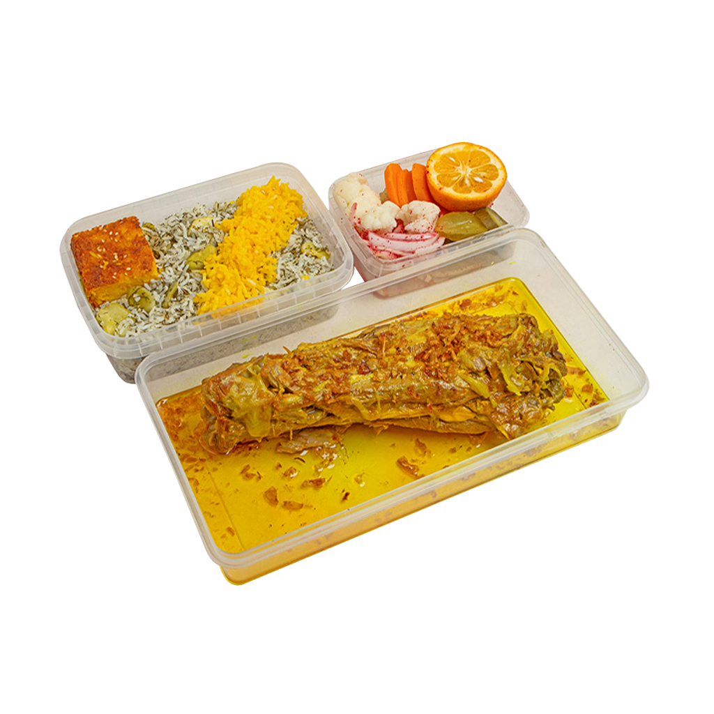 باقالی پلو با گردن - Baghali Polo with neck (Rice and favas with lamb neck)