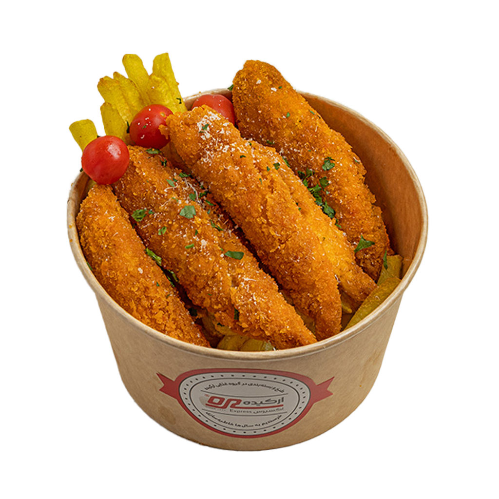 فیله مرغ سوخاری - Fried chicken fillet